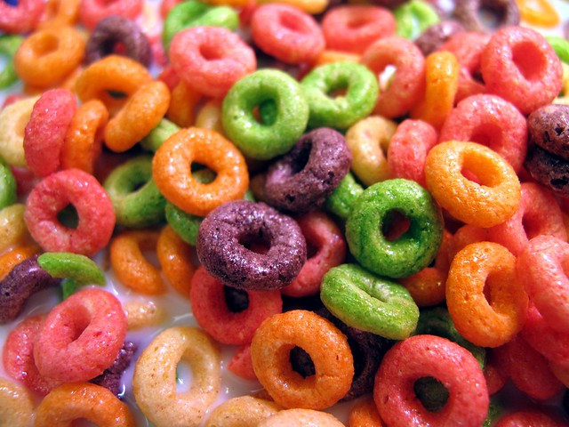 FDA regulations on food coloring cereal
