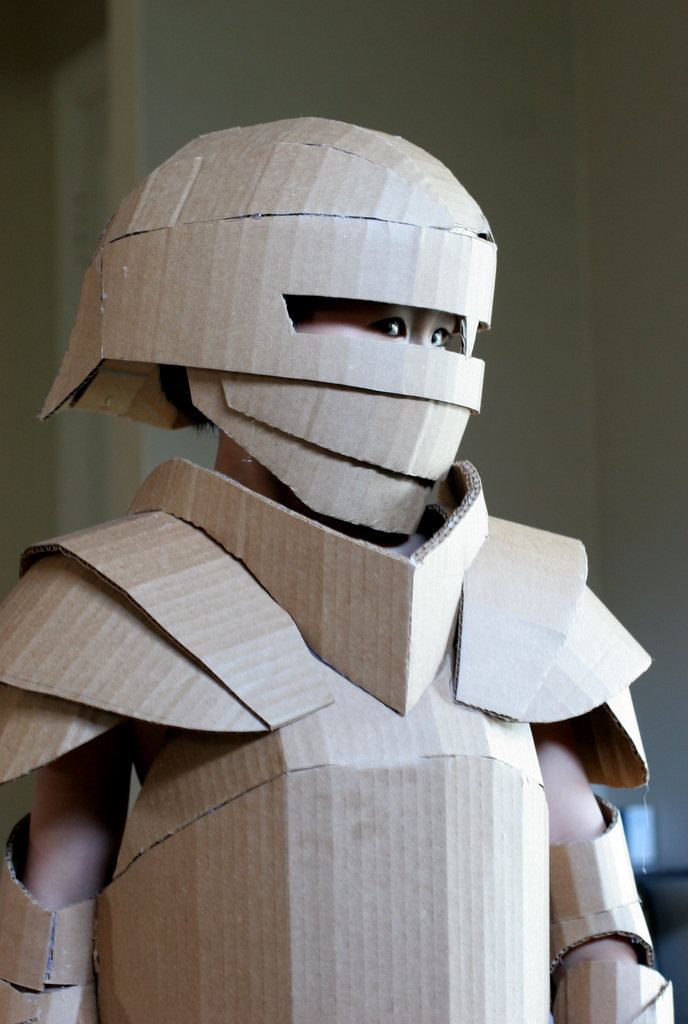 Knight costume, unpainted