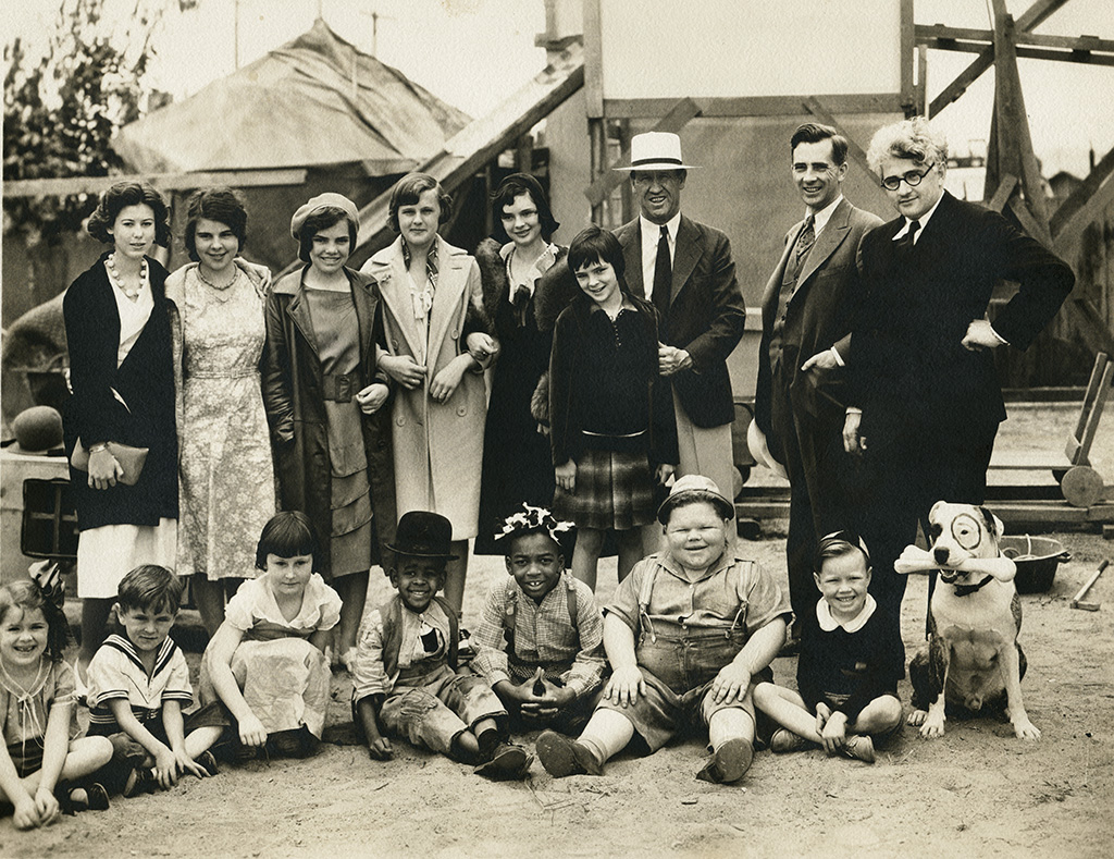 My grandmother posing with the Our Gang cast, 1931 | Flickr