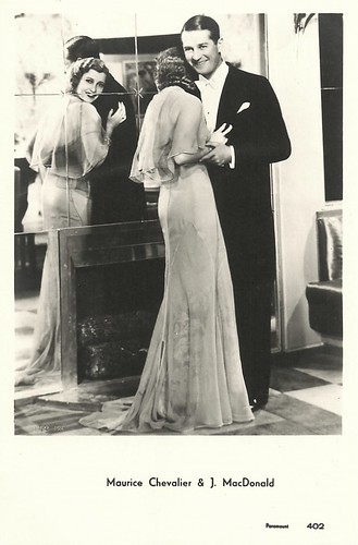 Maurice Chevalier and Jeannette MacDonald