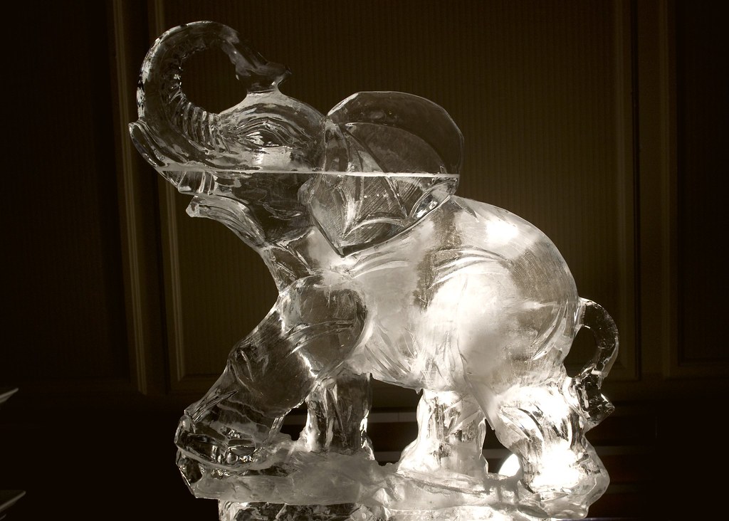 Elephant Ice Sculpture | Tufts Alumni | Flickr