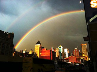 Rainbow over 11th avenue