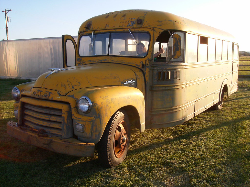 1955 Carpenter / Steelcraft school bus on 1954 GMC chassis… | Flickr