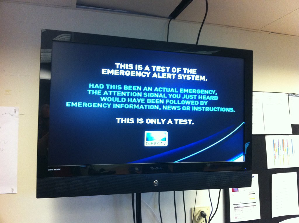 Emergency Alert System | DirecTV spiced up the first nationa… | Flickr