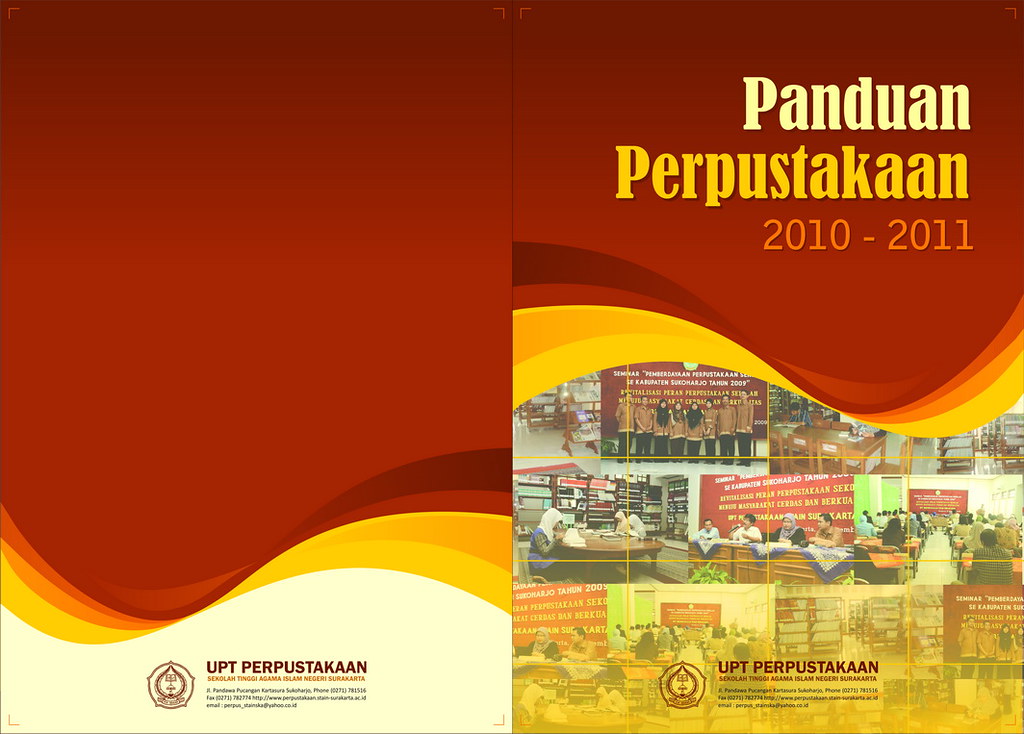  Cover buku panduan  perpustakaan STAIN Surakarta 