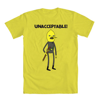 UNACCEPTABLE! T-shirt | Adventure Time T-shirt available at … | Flickr