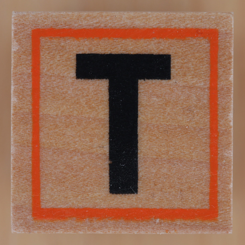 Rubber Stamp Letter T | Leo Reynolds | Flickr