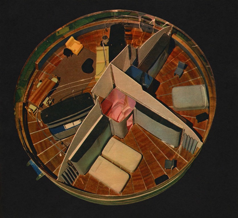 Bird's-eye View of Small Scale Model of Dymaxion House 