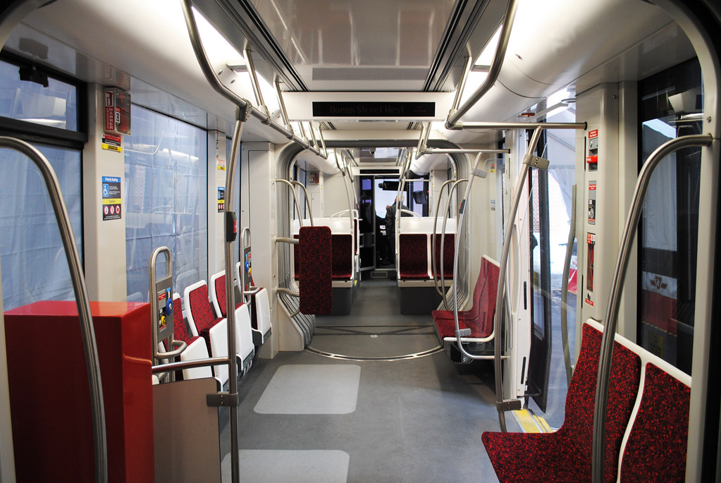 TTC LRV mock-up interior | In 2006, the TTC began seriously … | Flickr