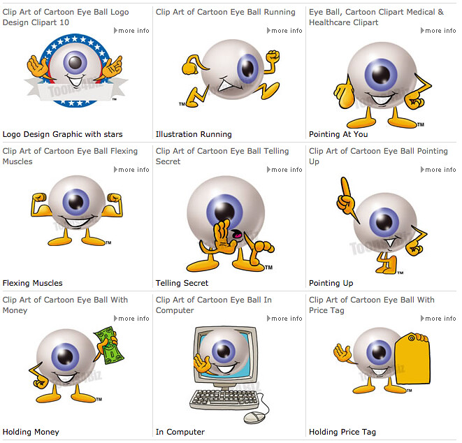 Eye Clipart Illustration of Cartoon Eye Ball can be used a… Flickr