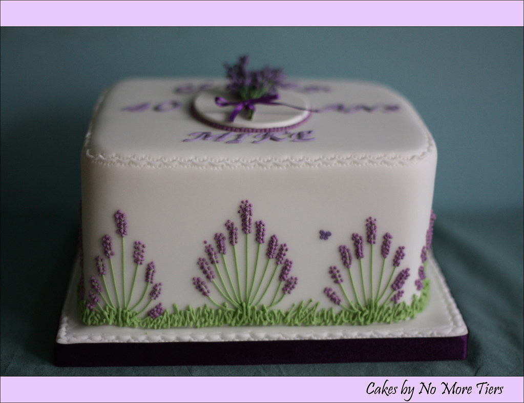 Lavender Lady Cake Design 2