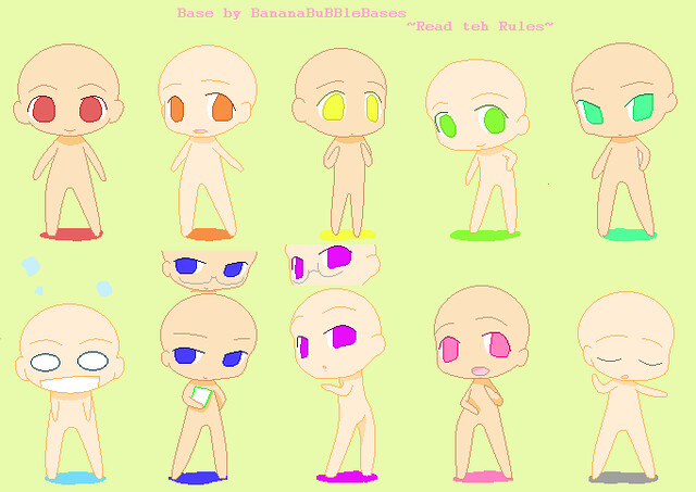 base edit chibi friends | Flickr - Photo Sharing!