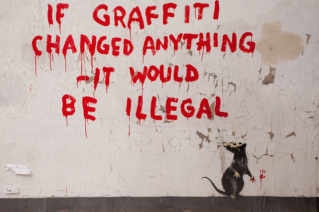 666/1000 - Banksy Graffiti