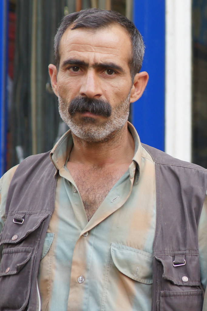 Kurdish Man With Moustache  Charles Roffey  Flickr-8178