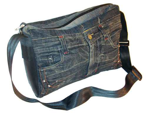 Fair Trade Products - Recycled denim jean shoulder bag | Flickr