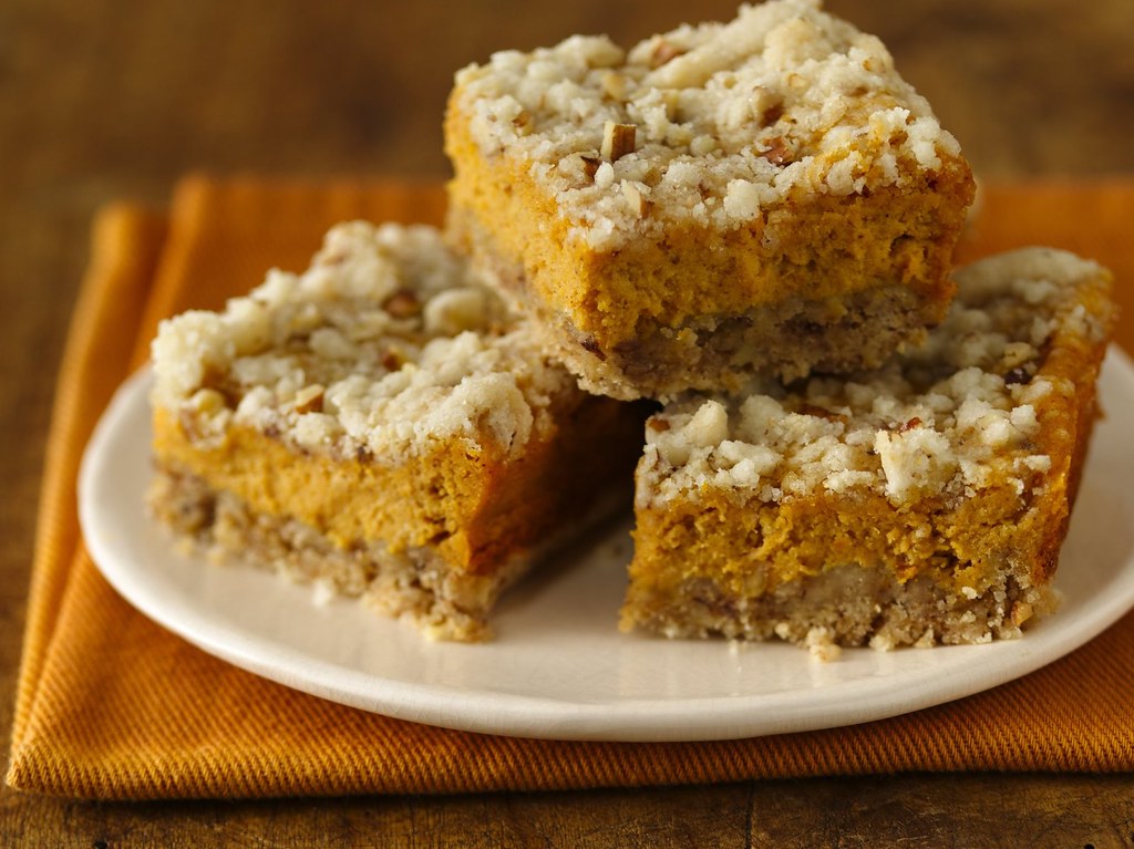 Pumpkin Streusel Cheesecake Bars Recipe (Gluten Free) | Flickr