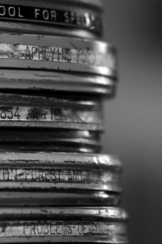 16mm Film Cans | Battered relics of a bygone era, movie day … | Flickr