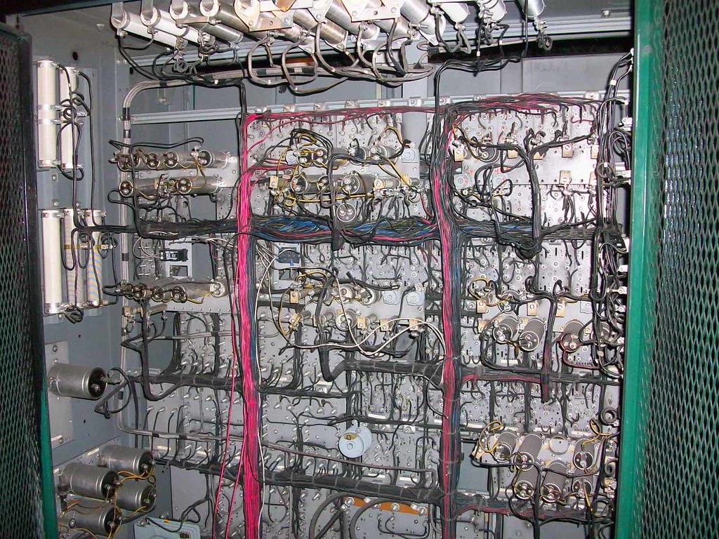 Elevator Relay Logic Array and its DC Power Supply | Flickr
