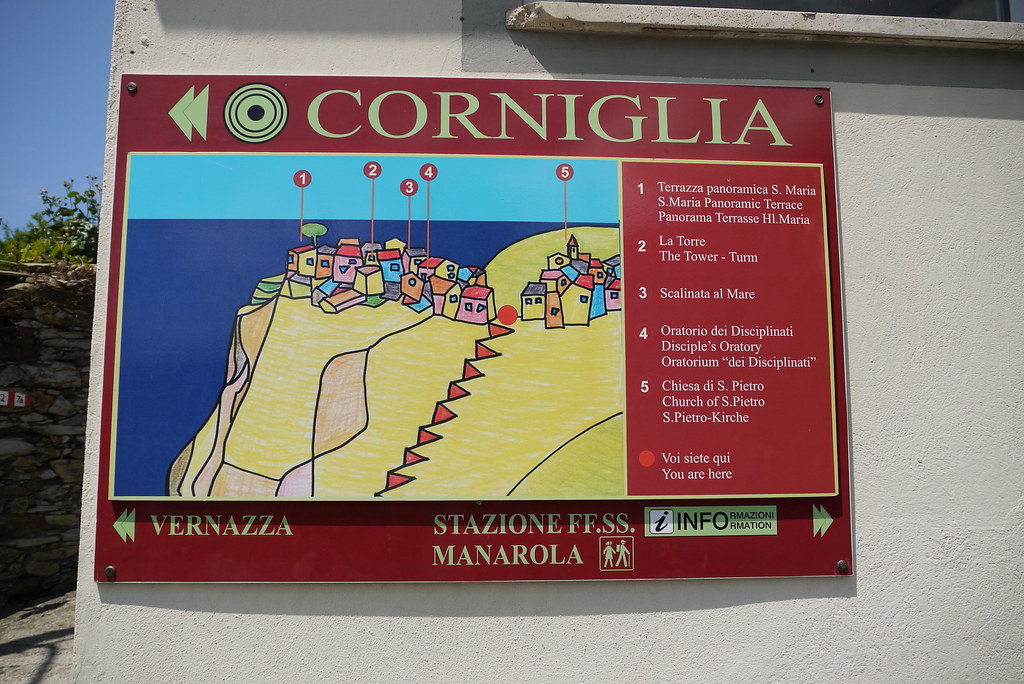 Corniglia Map