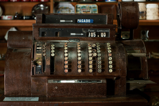 Old cash register @ Museo de los Lapices | Granja Arena | Colonia
