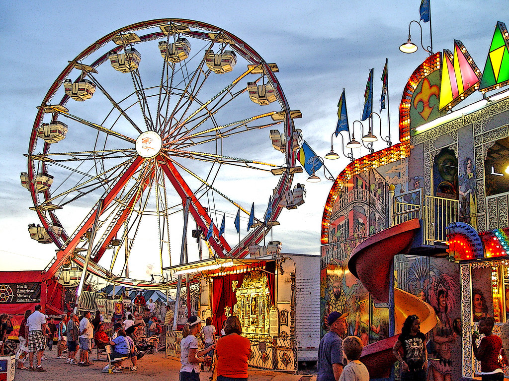 Illinois State Fair Carnival Midway Randy von Liski Flickr
