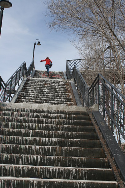 Salty Stairs of Wallace Bridge