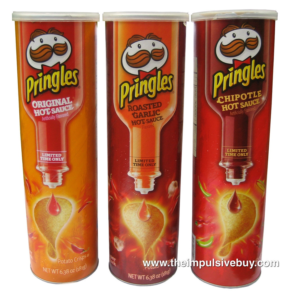 Pringles Hot Sauce (Original, Roasted Garlic and Chipotle | Flickr