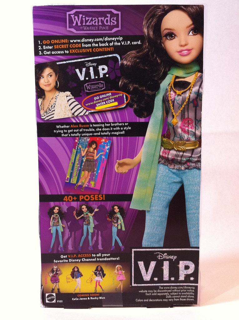 Disney VIP Aex Russo Doll Alex Russo from the Disney VIP