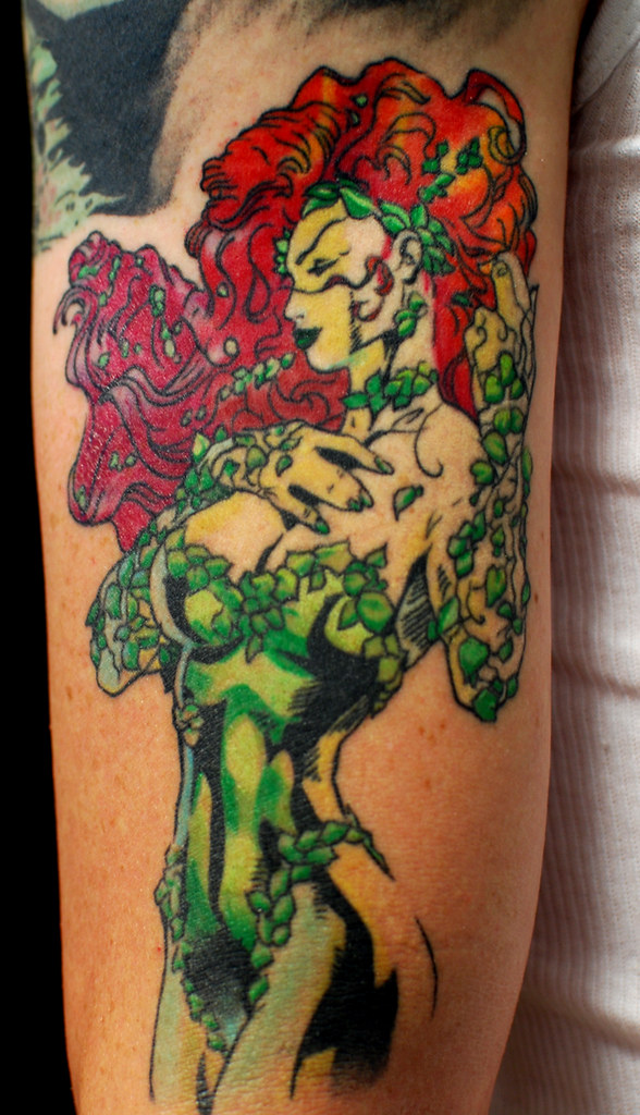Poison Ivy Tattoo ihearttattoo Poison Ivy Tattoo portion