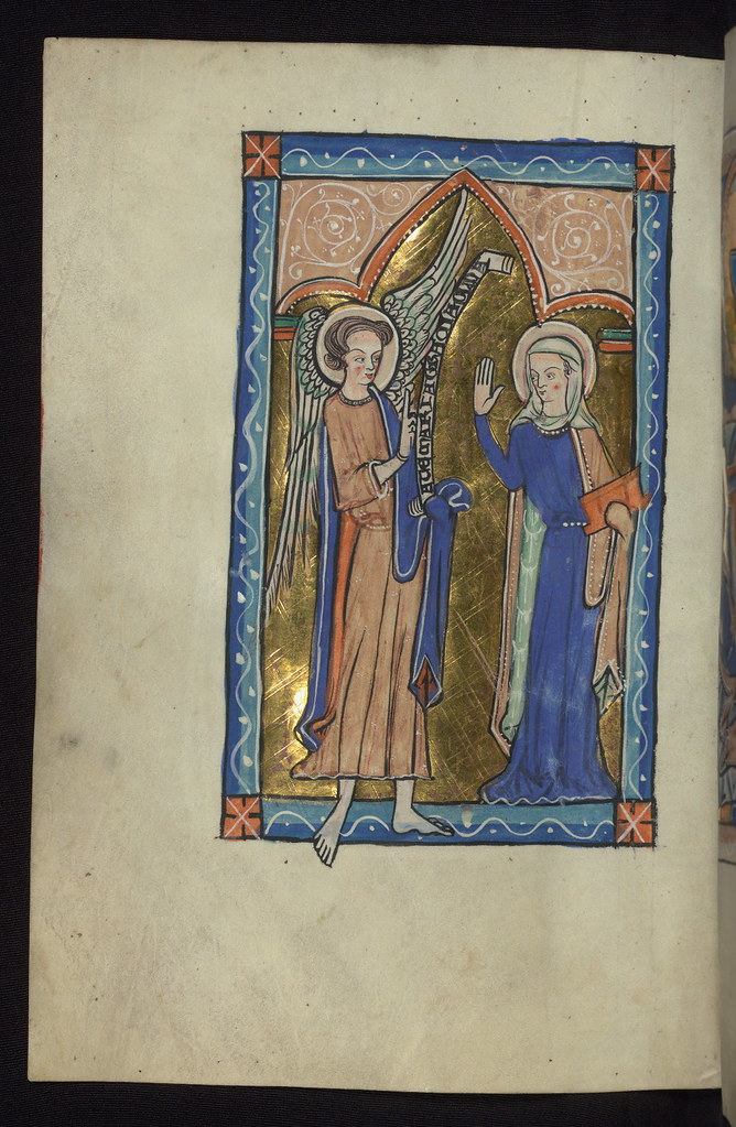 Image result for annunciation illuminated manuscript