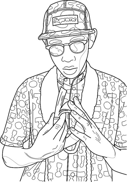 Tyler The Creator Coloring Pages