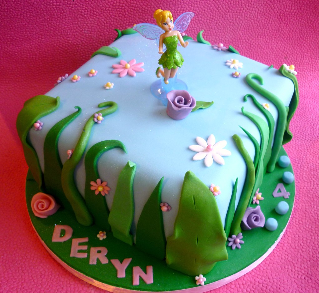 Tinkerbell themed birthday cake | This was a lovely ...