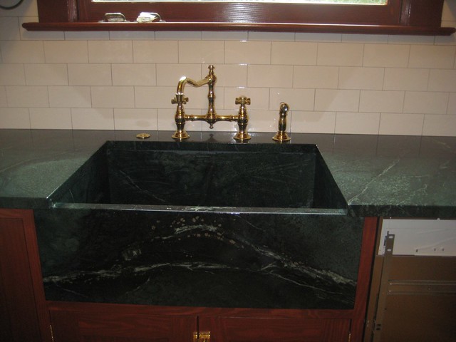 Soapstone kitchen sink california