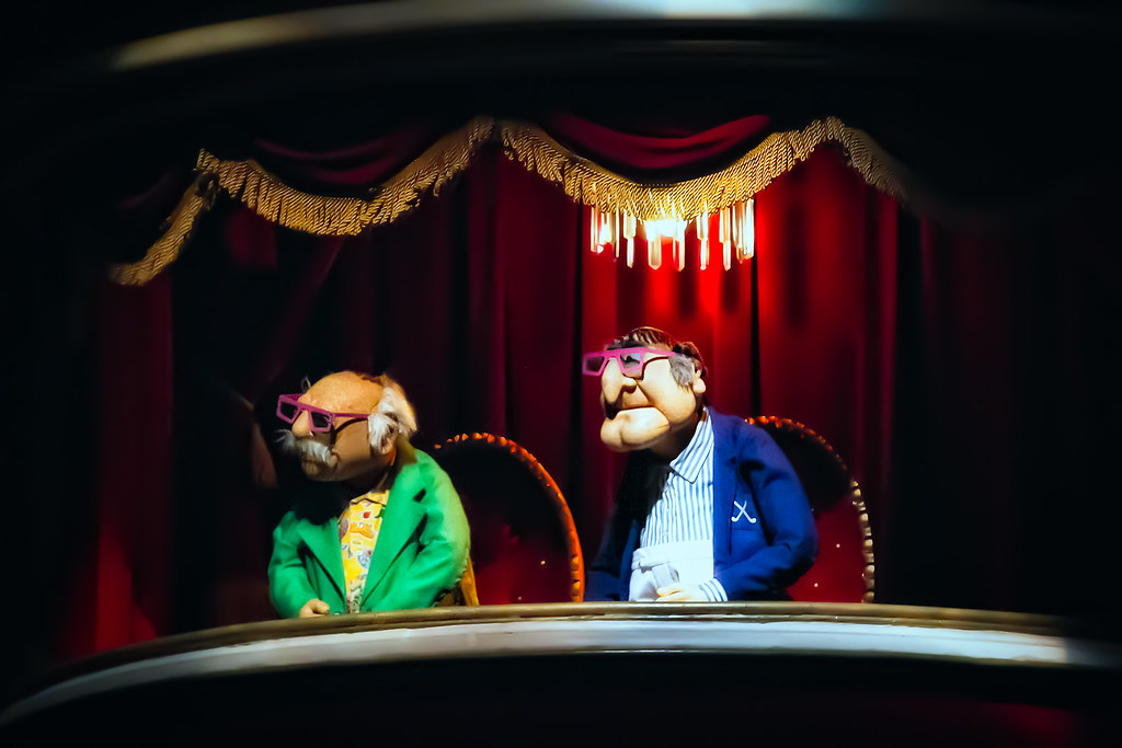 Statler and Waldorf | Statler and Waldorf are a pair of Mupp… | Flickr