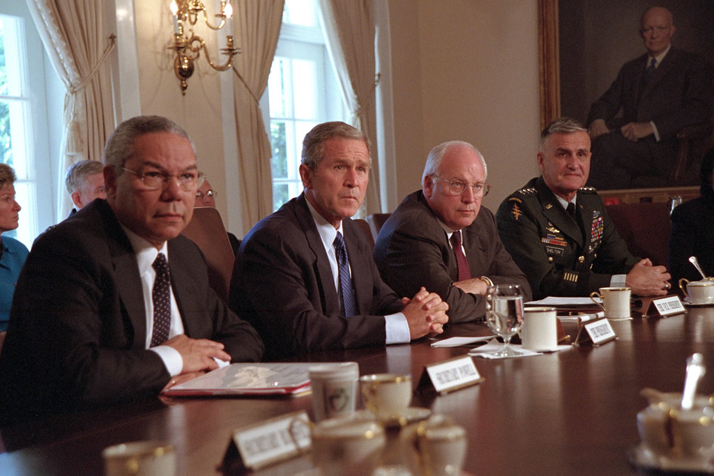 911: president george w. bush meets with national security… | flickr
