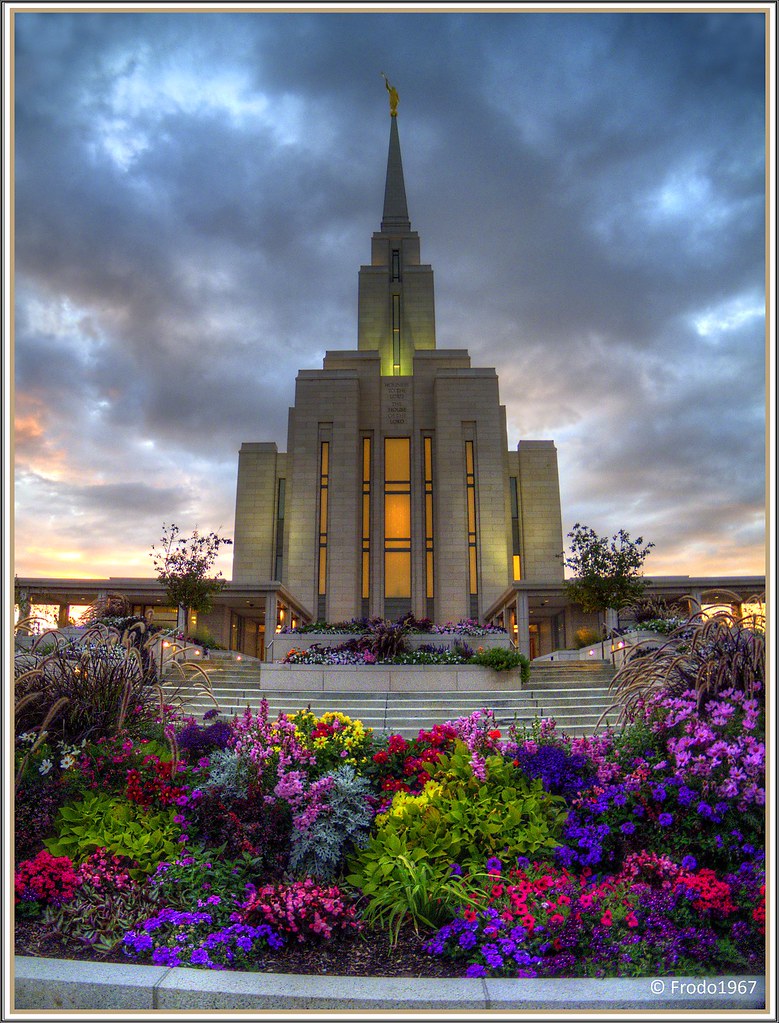 Oquirrh Mountain Utah LDS Temple at Sunset | Hello Everyone!… | Flickr