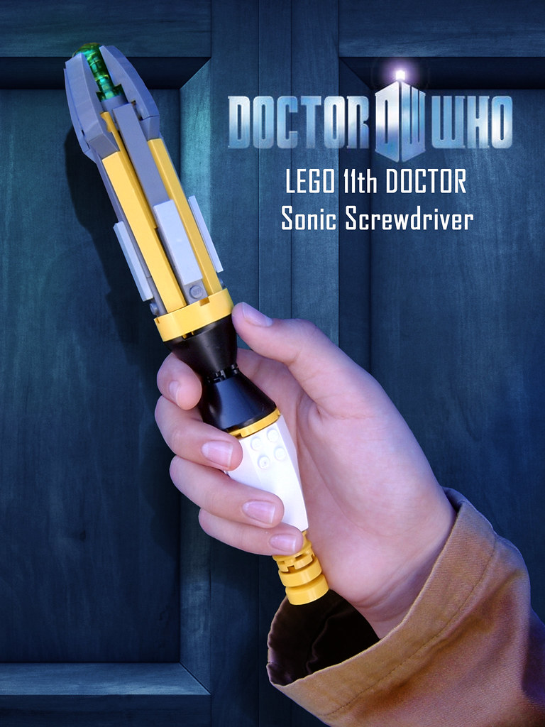 how to make a lego doctor who sonic screwdriver