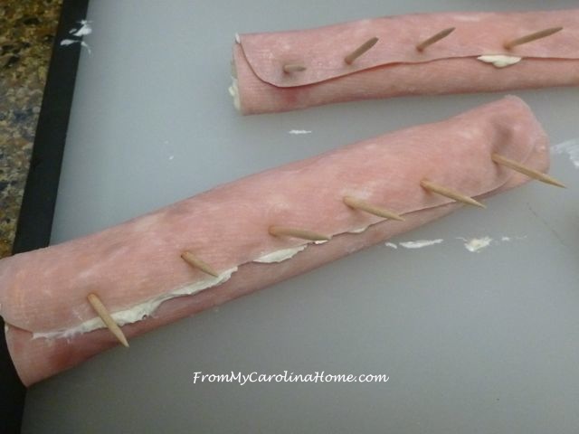 Ham Rollup Appetizer ~ From My Carolina Home