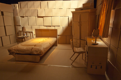 Cardboard Set - Bedroom | Images of one of the cardboard roo… | Flickr