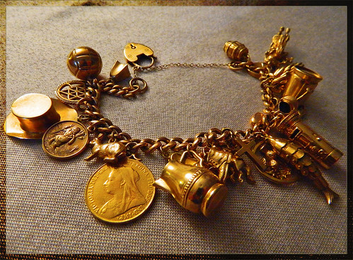 Solid Gold Victorian Charm Bracelet Circa Late 1800's | Flickr