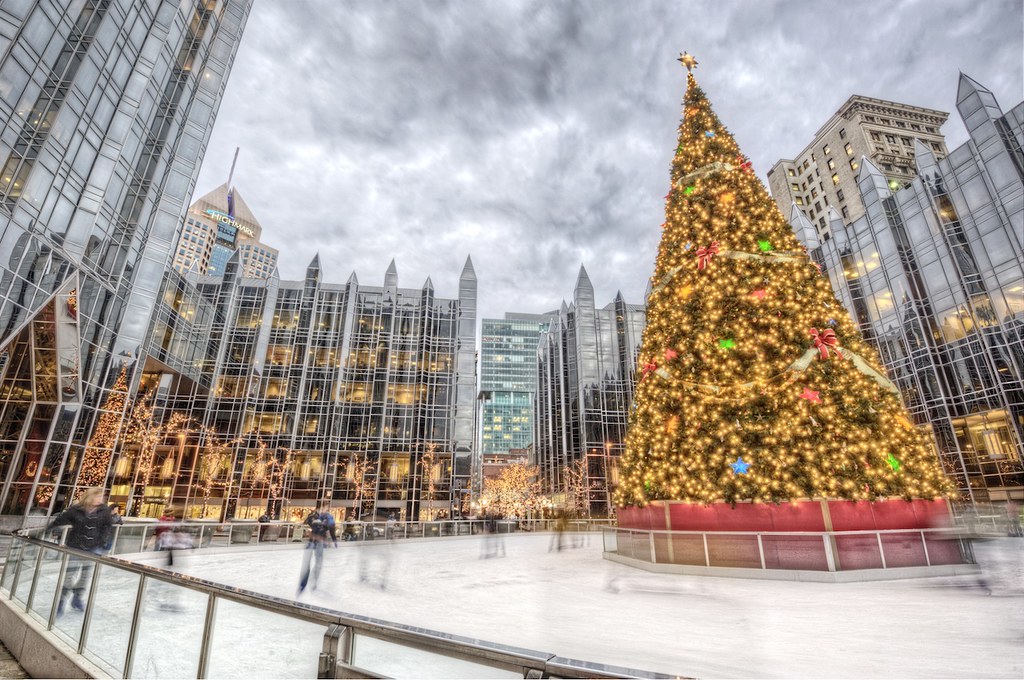 Image result for christmas tree at ppg place