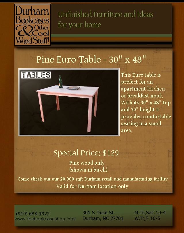 Pine 30 X 48 Table Ad Check Out Www Thebookcaseshop Com Fo Flickr