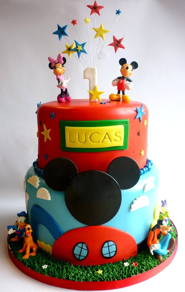 Mickey Mouse Clubhouse 1st Birthday Cake Swirlsbakery Flickr