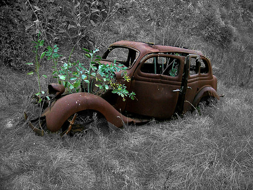 Ashes to ashes rust to dust.