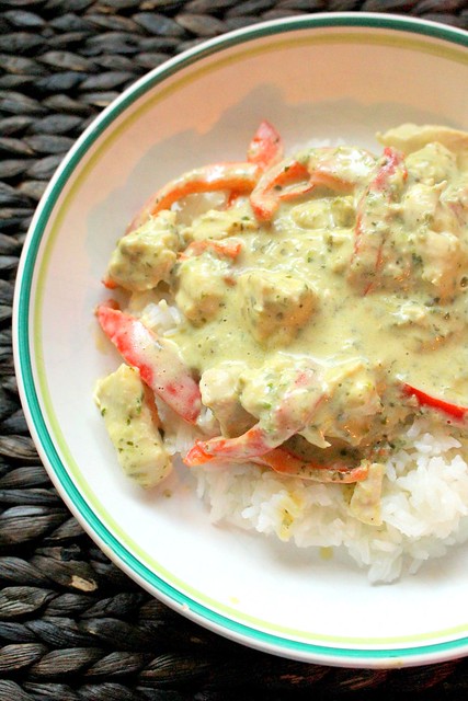 Easy Green Chicken Curry From Scratch