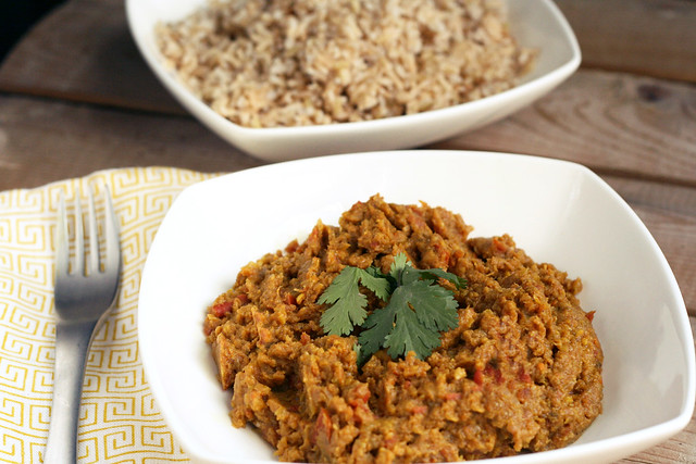Baingan Bharta (Roasted Eggplant Curry) - Gluten-free + Vegan