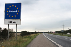 Driving into Scotland after 2014