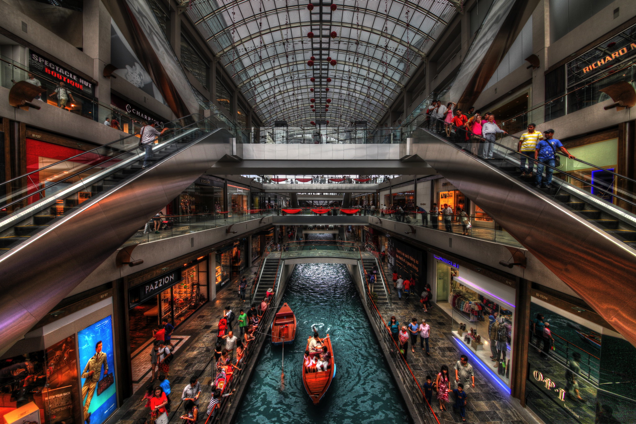 Canals of Commerce - The Shoppes Marina Bay Sands