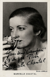 Marcelle Chantal, publicity for Campari | French postcard. P… | Flickr