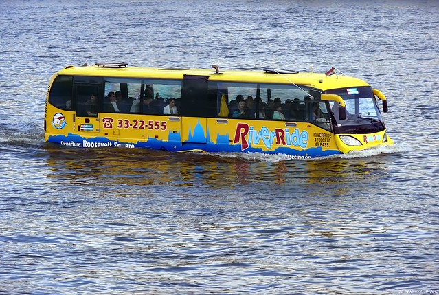 Amphibious Bus In Budapest